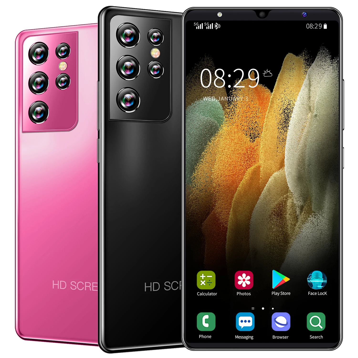 

Dropshipping celulares GPS Wifi HD+ 4G moblie phone samug goophone s21 telephone android 128GB 64GB Smartphone