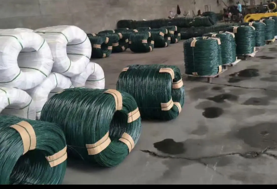 pvc pe 涂层镀锌铁丝客户产品包装日常绑定