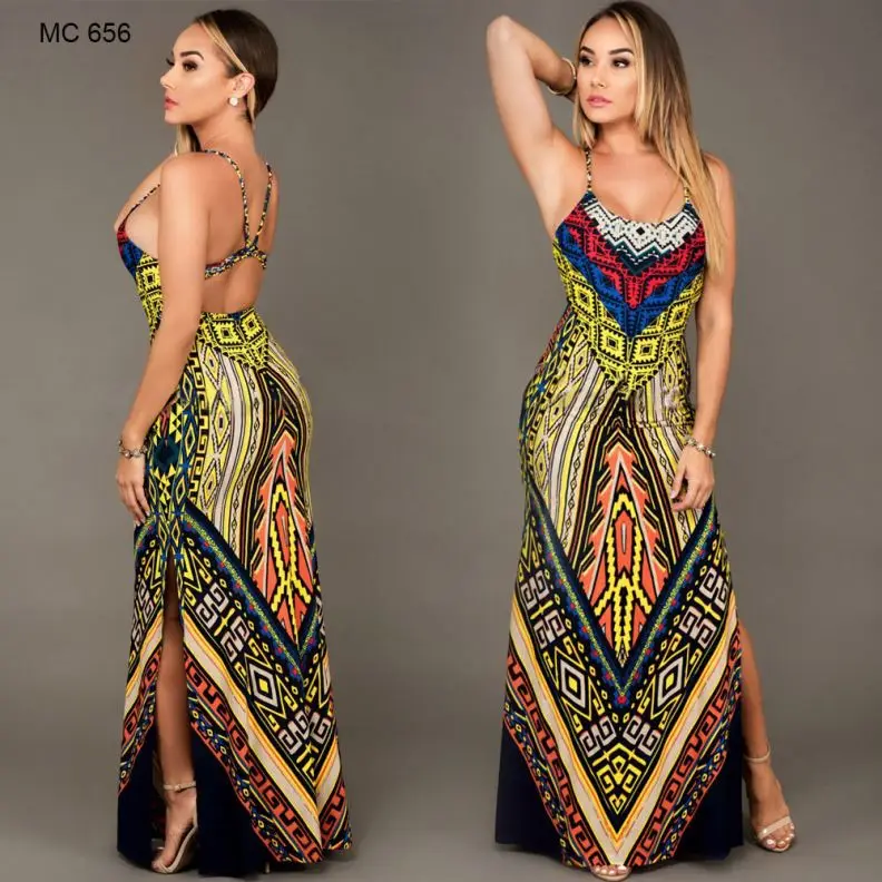 

2017 low price and best quality african clothing styles maxi dress for women