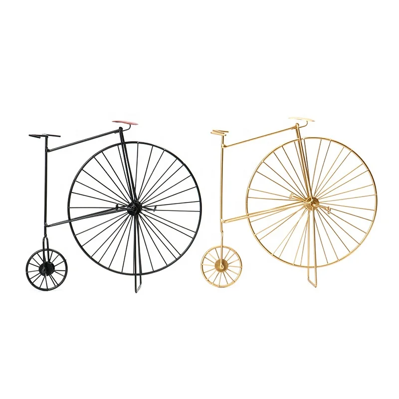 

Time Slow furniture accessories metal toys retro style suitable for desktop living room size wheel bicycle decoration