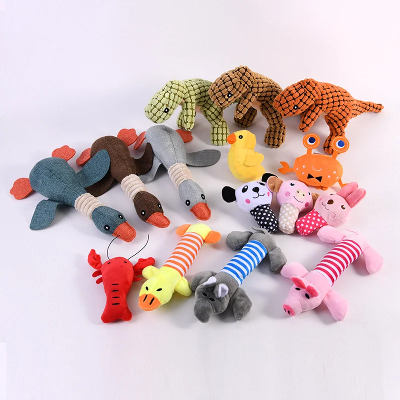 

Hot Sale DIY Squeaky Plush Dog Toy Molar Teeth Bite Resistant Soft Stuffed Dog Toy Wholesale, Multi color