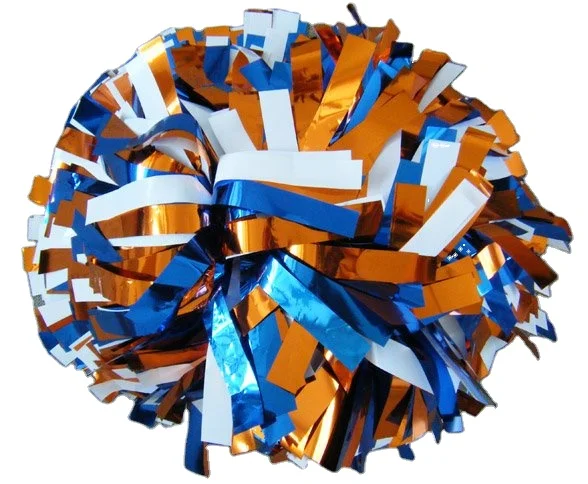 
2020 metallic pom poms for cheerleading and cheerleaders with good quality 