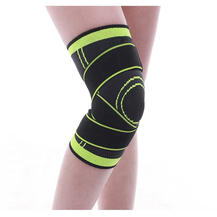 

Hot Sale Kneelet Kneecap Injury Prevention Knee Support Protective Sport Knee Brace Pads X-1271, Green, orange, black