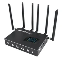 

Multi 4G LTE Cellular 4 Sim Card Bonding Router for outdoor live streaming