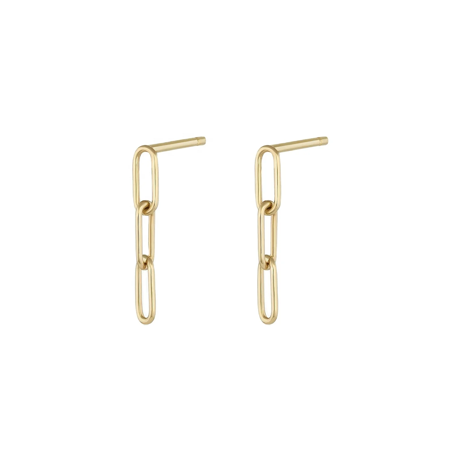 

Yadoo Jewelry S925 Sterling Silver 18k Gold Plated Everyday Wear Women Simple Parker Earrings, Vermeil,silver,rose gold