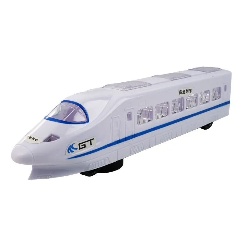 

Customizable Children's Diecast Model Car High Speed Train Toy with Light