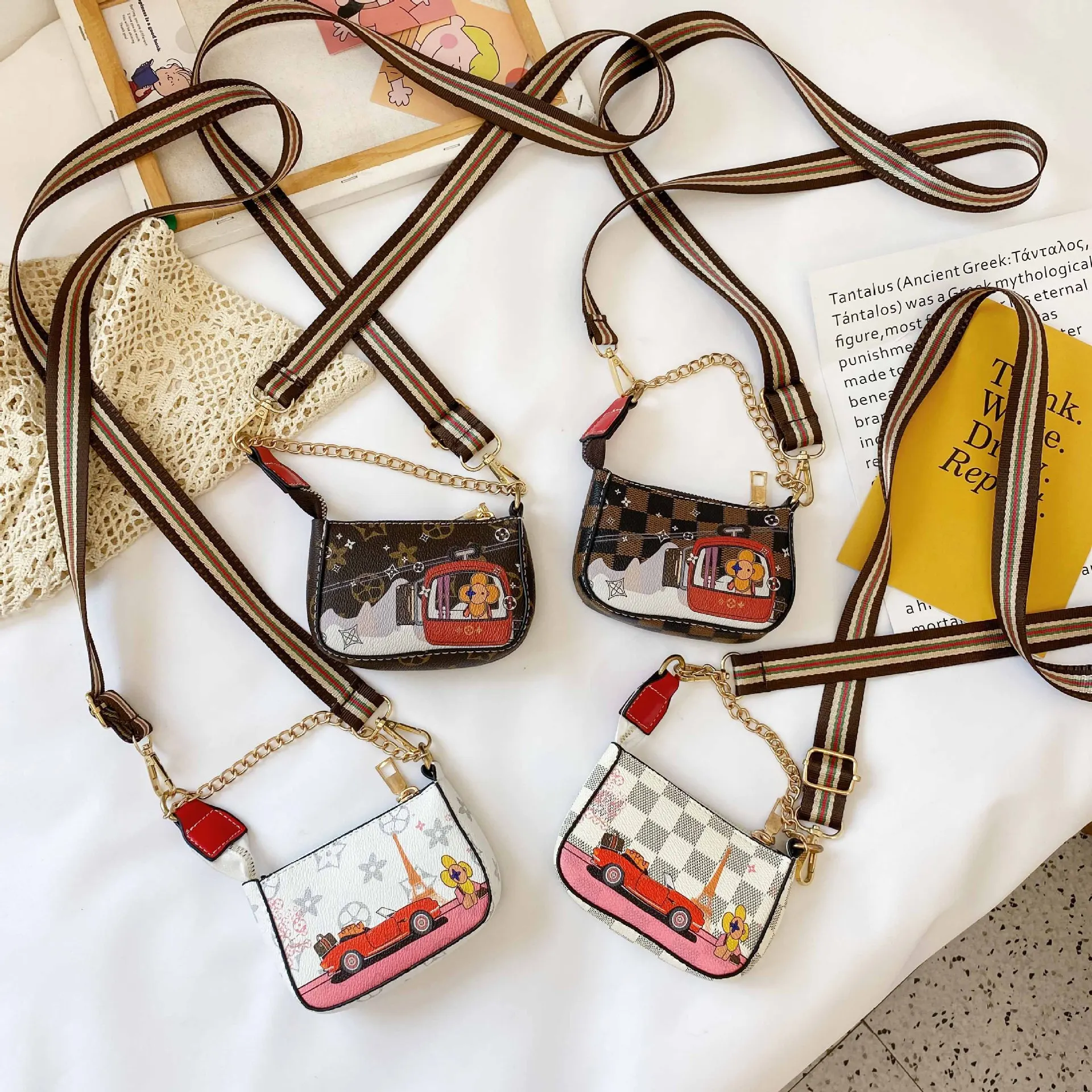 

2020 new children bag brands fashion kids girls baby shoulder bags