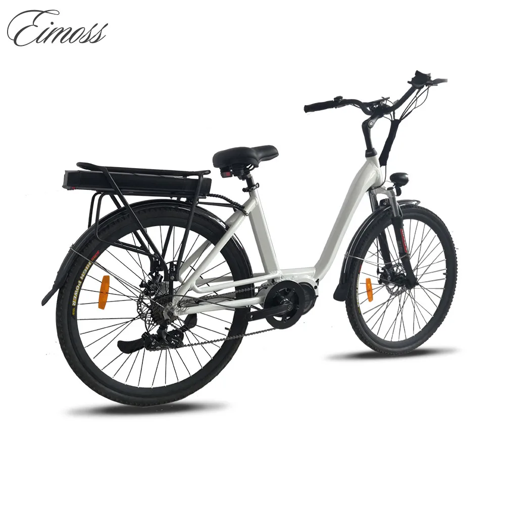 

electric mountain city e-bike electric tire bicycle 1000w mid drive, White