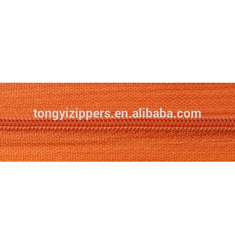 
all size high quality nylon zipper long chain slider factory 