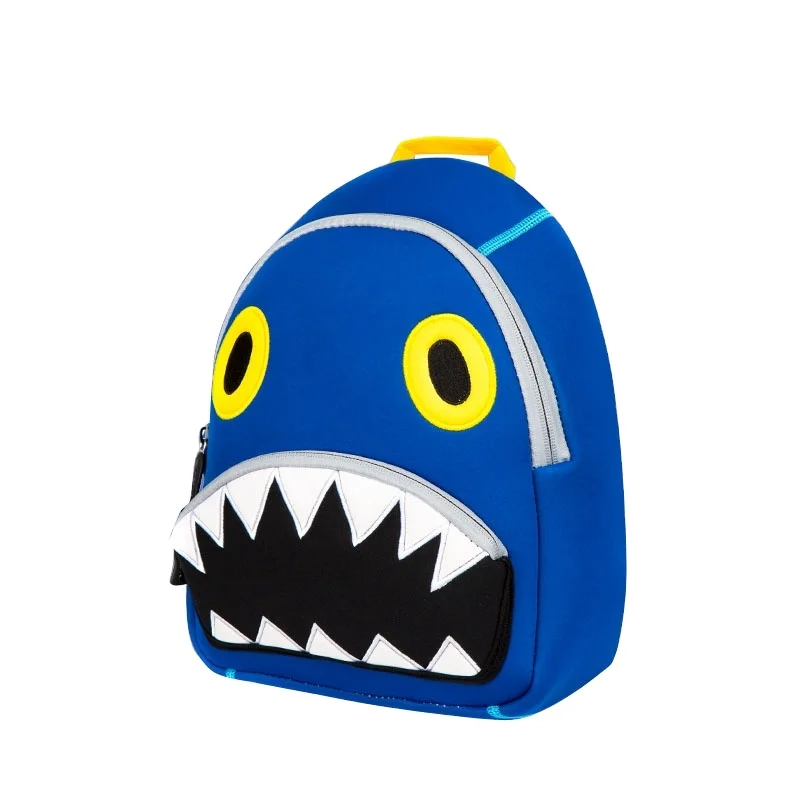 

Fashion Cute Cartoon Childrens Backpack Schoolbag Shark Neoprene Kids School Bags Backpack For Girls And Boys, Customized color