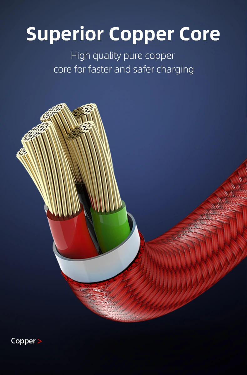 wholesale on stock magnetic charging cable cell phone accessories PD USB C/USB A to android type c/ios lighting micro usb cable