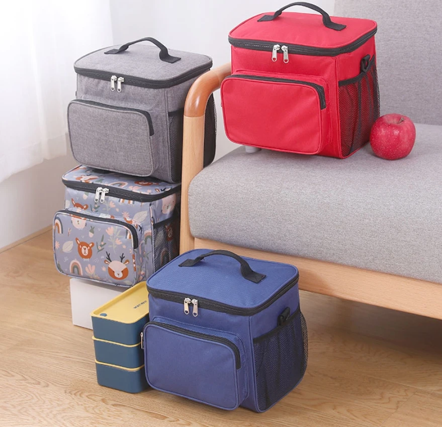 

wholesale multifunction Portable Leakproof Waterproof Can Soft Cute Insulated Thermal Lunch Picnic Cooler Bag For Food