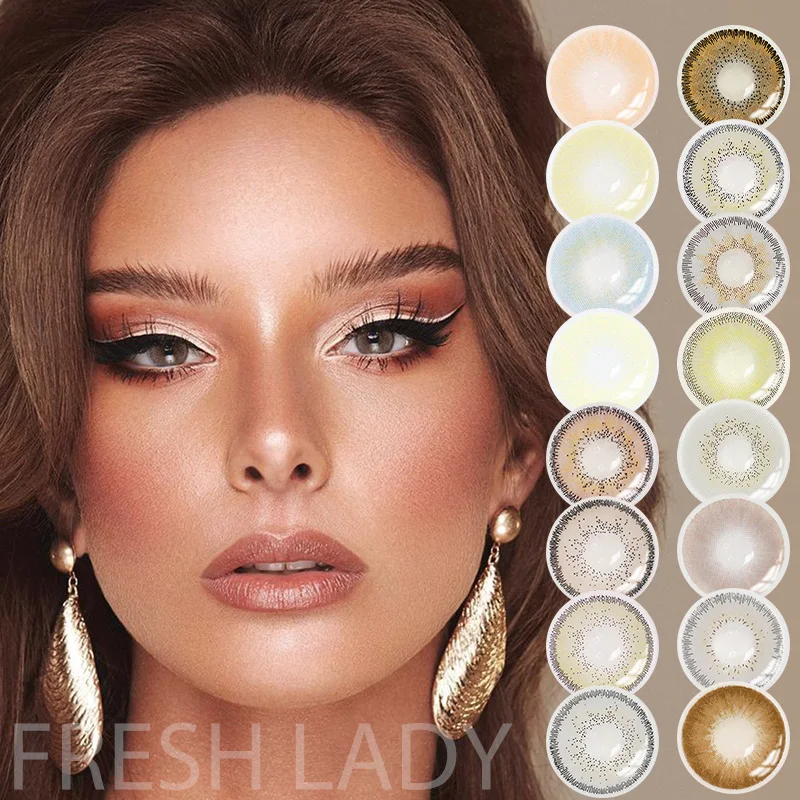 

Liangguo Fresh lady Mo Collection Circle Color Contact lenses for dark eye, 16 colors