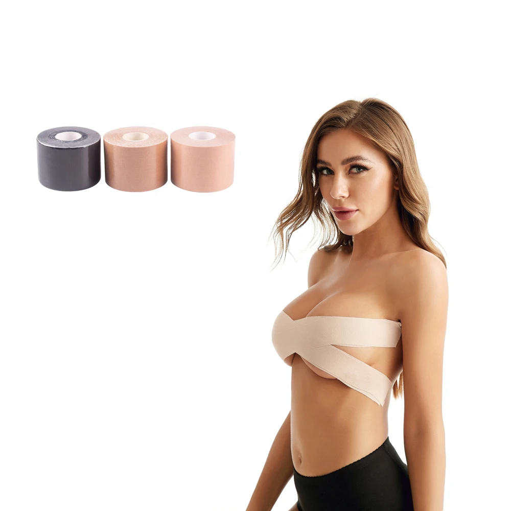 

instant breast tape plus size boob tape tape to hold boobs up, Beige/brown/black