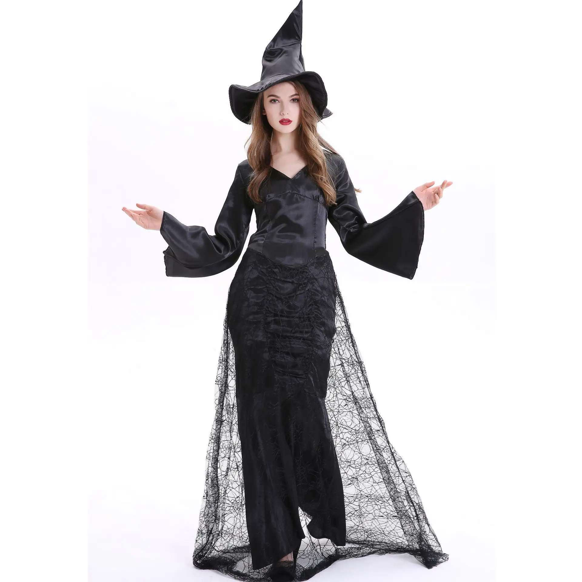 Cosplay Đồng Phục Halloween Của Phụ Nữ Halloween Ma C&agrave; Rồng Đen Trang Phục Ph&ugrave; Thủy