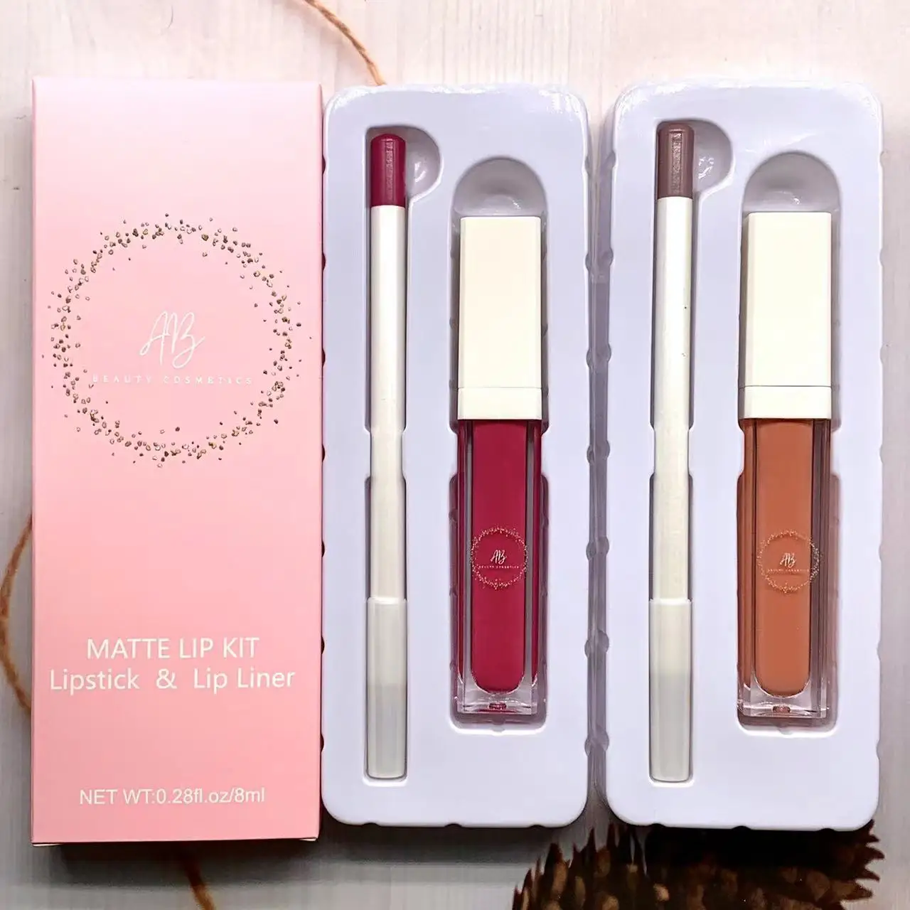 

private label gift set lip gloss pigment matte liquid lipstick Lip liner lipgloss kit lip gloss set, 21 colors