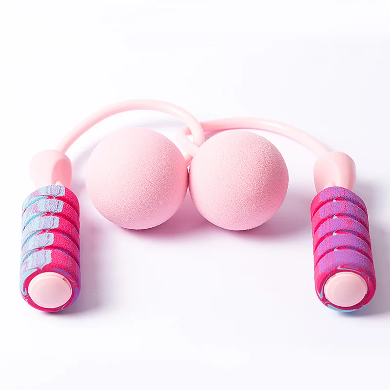 

Home Exercise Cordless Skipping Rope Pink Cotton Jump Rope