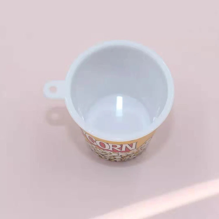 
Simulation mini plastic popcorn cup popcorn bucket DIY food play container food play cup 