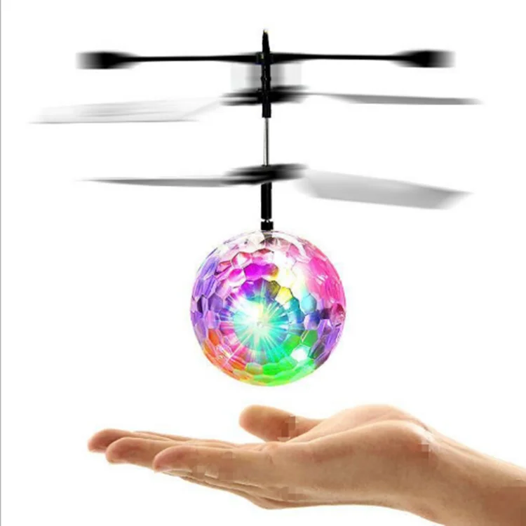 

Colorful Luminous Induction Suspension Crystal Ball Children's Aircraft
