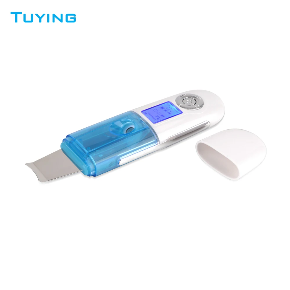 

TUYING portable 2 in 1 ultrasonic skin scrubber with nano spray facial steamer