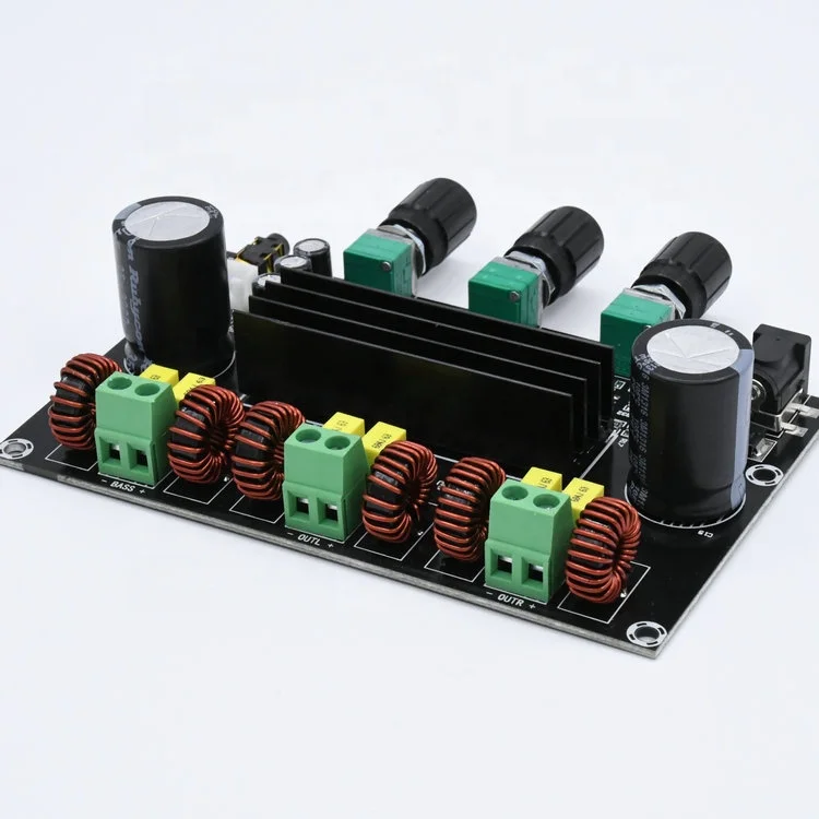 

XH-M573 TPA3116D2 80W+80W+100W 2.1 Channel TPA3116 digital Power Amplifier Board Bass Subwoofer amplifier
