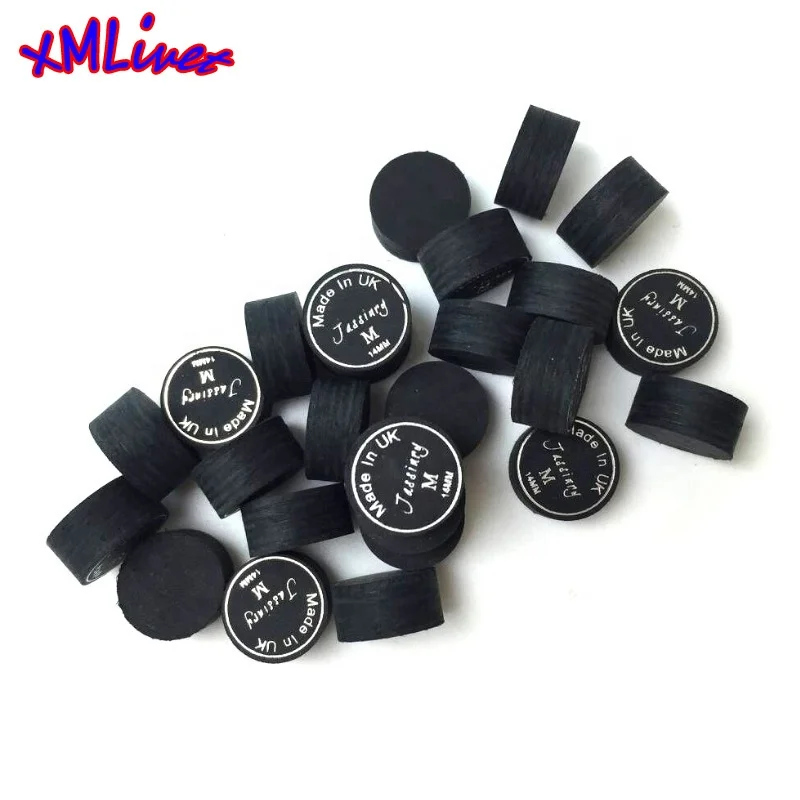 

Original Jassinry Billiard cue tips  Black 6layers pigskin NILI pool tips S/M/H Billiard accessories wholesale