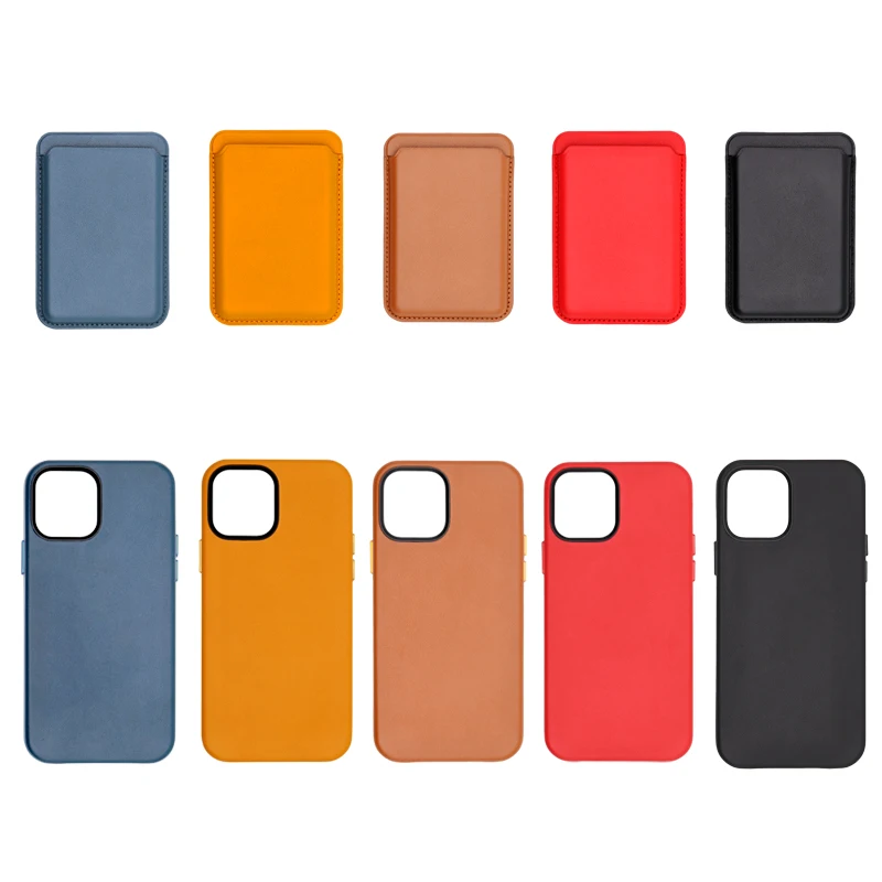 

2022 New Magnetic Phone Case With Card Holder for iPhone 14 12 mini 13 pro