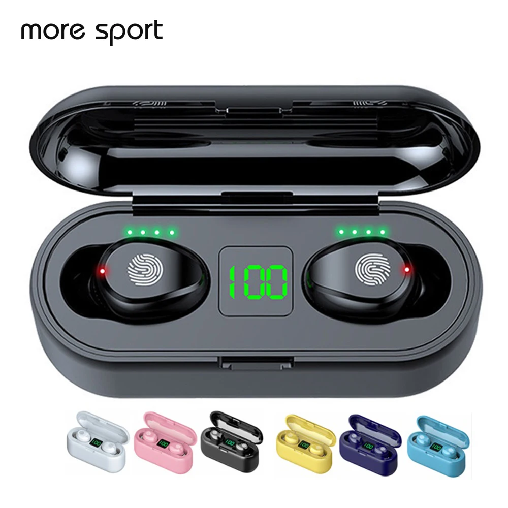 

2022 new arrivals F9-11 Hifi Headset Wireless Earphone Earbuds Headphones Tws F9