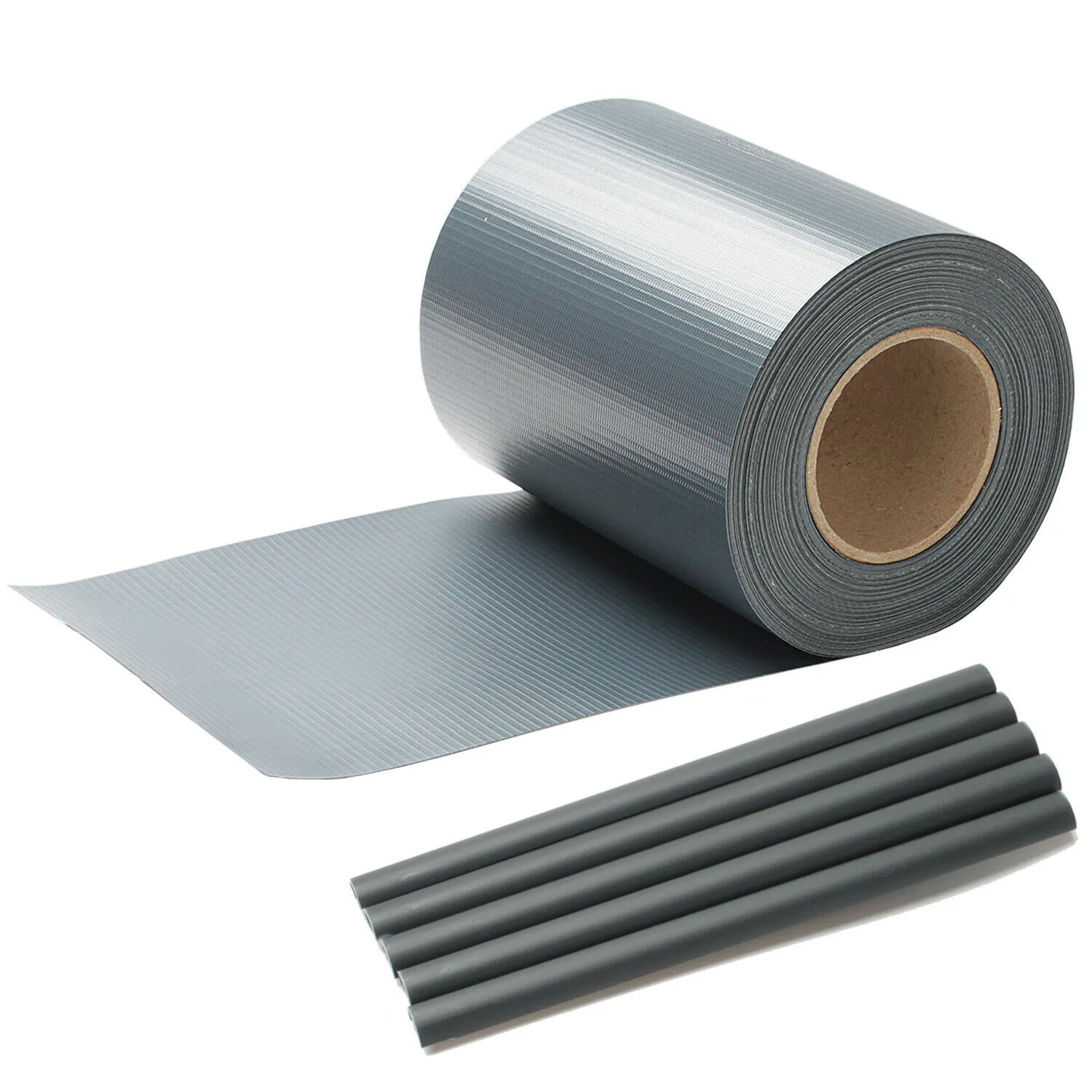 Anti-UV and Waterproof 19cm*35m With 20 Clips Pvc Strip Screen Fence  Roll for Garden Fence Double Rod Mats