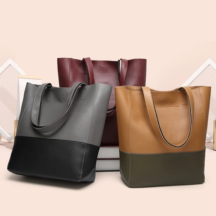 

Tote Set Bag Fashion Customize Tote Bag Women Large Capacity Butte Bag, 8colors