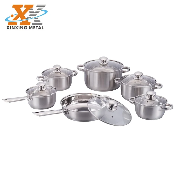 

Factory Supply Vietnam Prestige Cookware Sets Stainless Steel Induction Cookware