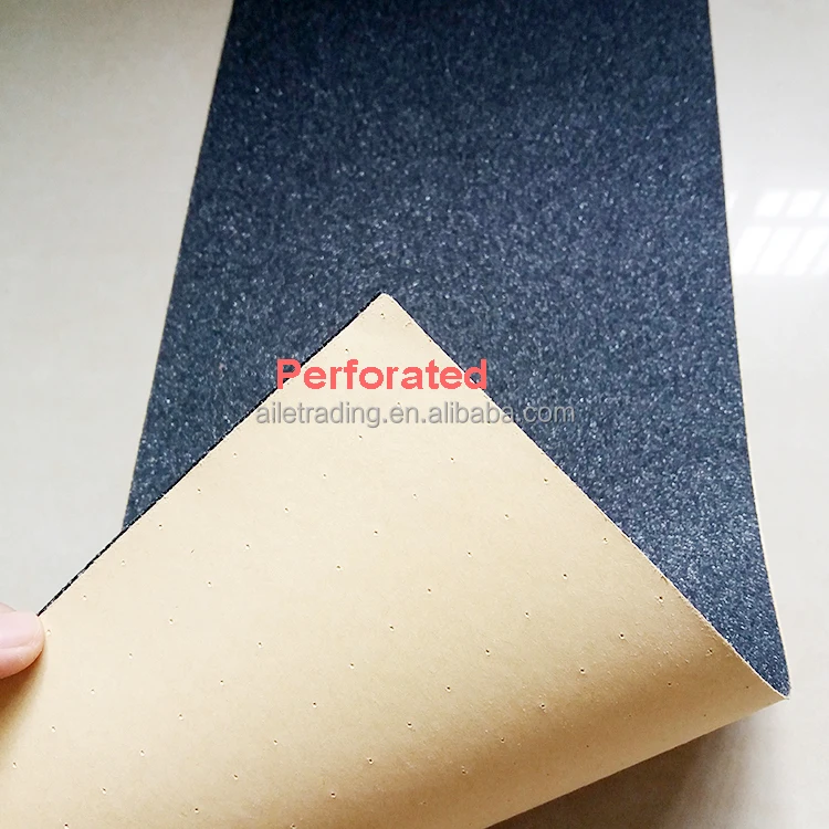 

Standard OS780 Custom Skateboard Griptape Skateboard Grip Tape, Black color+back side brown color paper