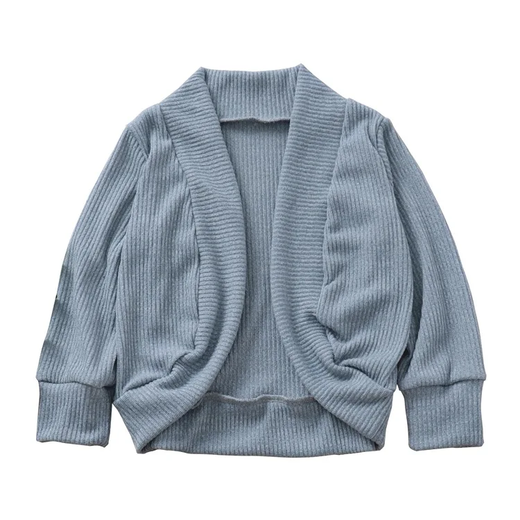 

free ship 1-6 Years New Casual Soft Toddler Baby Girl's Sweater Jacket 2 Styles Solid Knitting Cardigan Autumn Jackets Top, Photo style
