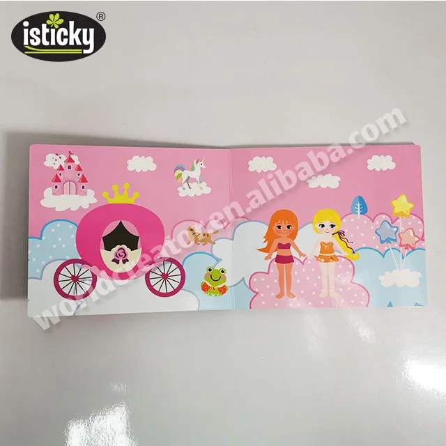 
High quality custom offset printing cartoon children sticker book 
