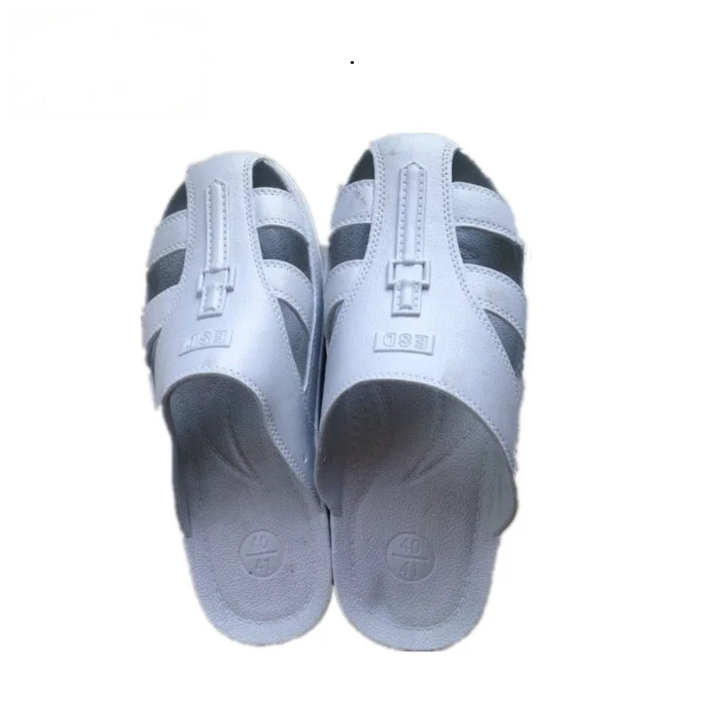 

ESD Working Safety Shoes SPU Slipper Cleanroom Lab Sandal Antistatic Safety Slipper