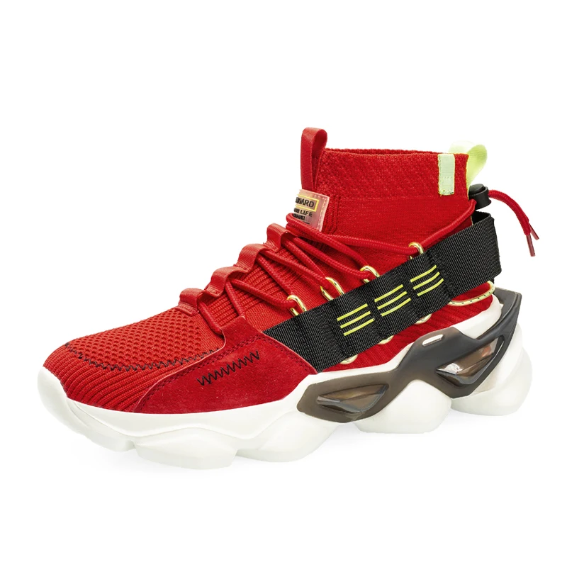 

Breathable Custom Colorful Men's Sneakers 2020 Summer Fashion Mesh Chunky Shoes Trainers Street Style Footwear