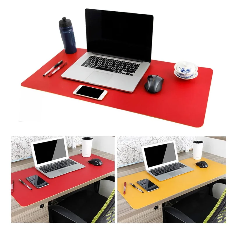

Custom Printed Computer Gaming Writing Mat Dual Use Office Desk Mouse Mat, Double side color