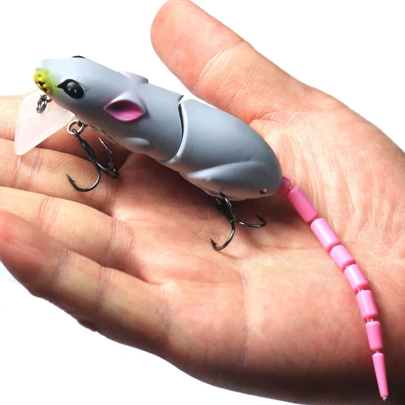 

Yajie Leurres Artificial Mouse Pike Biomimetic Rat Bait Fishing Lure, Choose