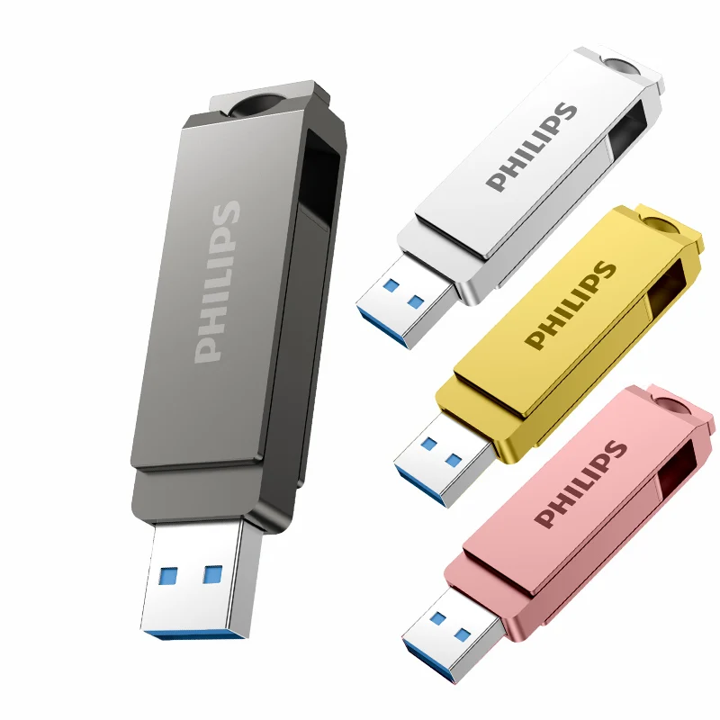 

PHILIPS wholesale 2 In 1 otg usb flash drive memoria usb USB3.0 128GB 64GB 32GB 16GB flash disk stick Type C