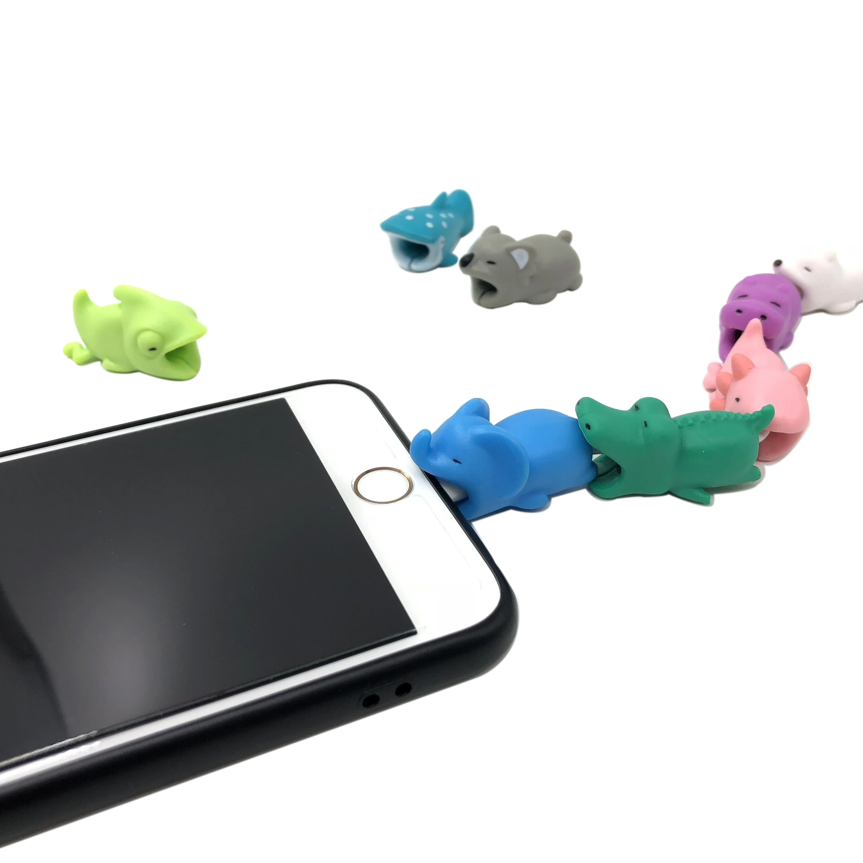 

Cable Bites Cute Animal Cable Protector for iPhone Cable Charging Cord Saver Protector Accessory, Mix color
