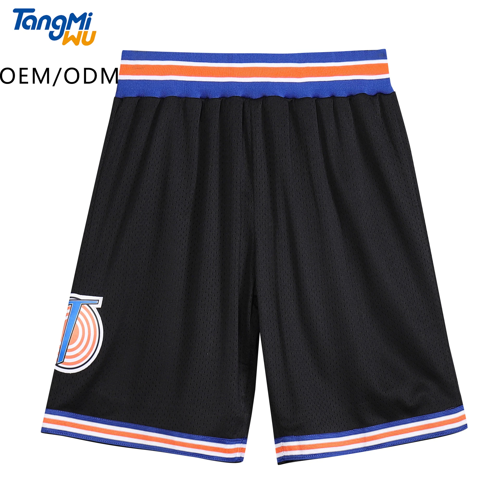 

TMW wholesale polyester quick drying youth basketball pants custom logo pantalones de basket loose mesh basketball shorts
