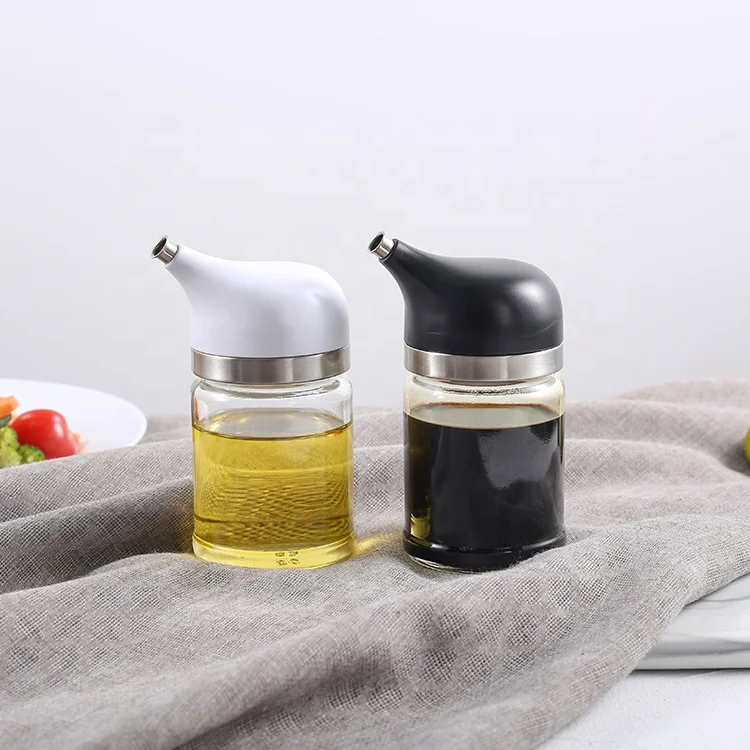 

2023 New Design Top Seller 100ml 3oz Glass Sauce Oil and Vinegar Bottle for Cooking