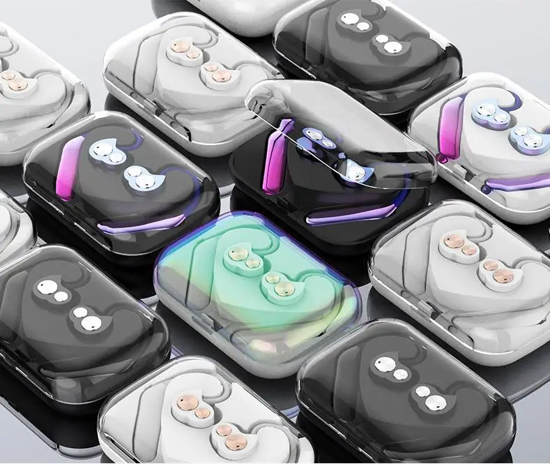 earphone mini true wireless earbuds SNR: -55dB blue earbuds IPX7 Waterproof custom wireless earbuds 18 Hours Long Play Time - ANKUX.COM