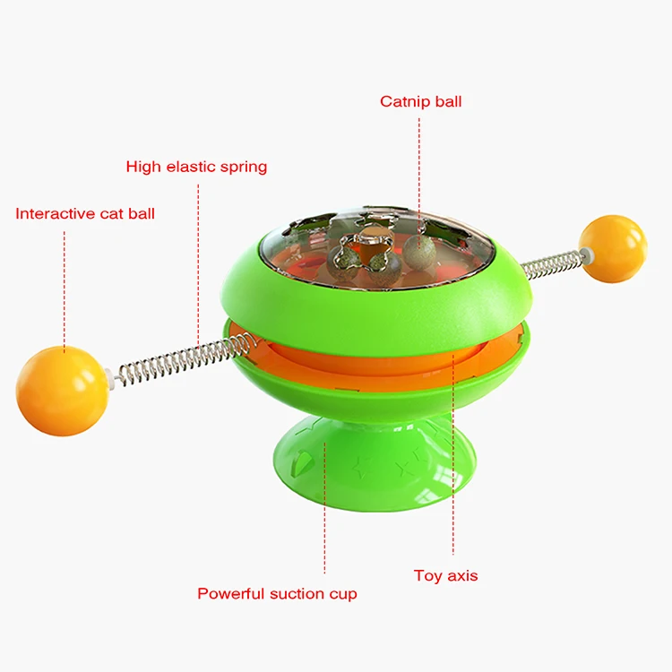 

Hot sale CAT pet gyro-shaped interactive cat toy, Customized color
