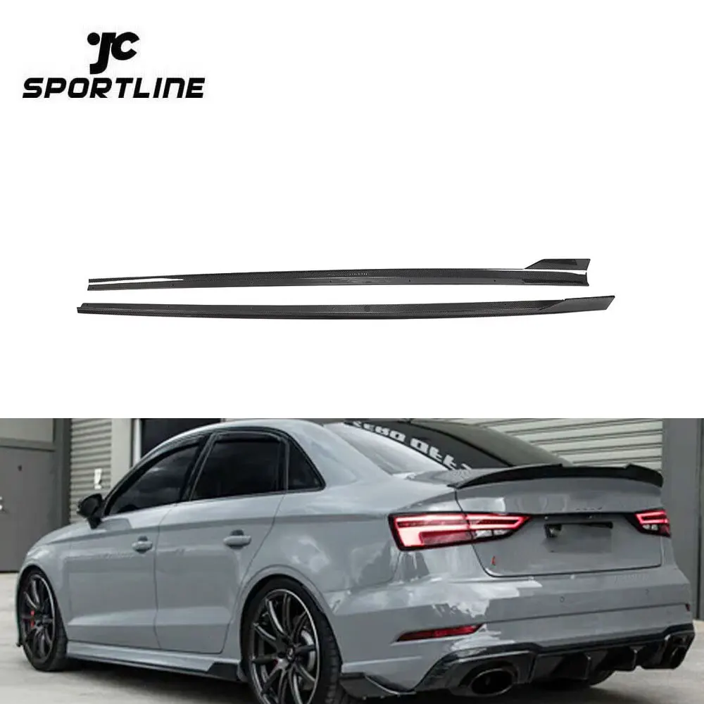 

Carbon Fiber Facelift RS3 Side Skirts Extension for Audi RS3 8V Sedan 2014- 2020