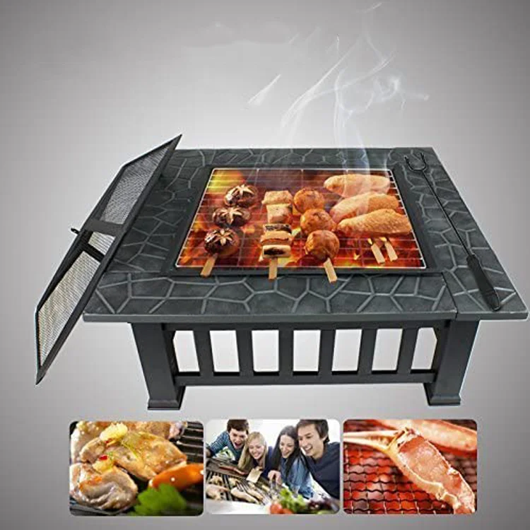 

Set Tool Disposable Grill Camping Stand Non Stick Pan Garden Korean Table Bbq Outdoor