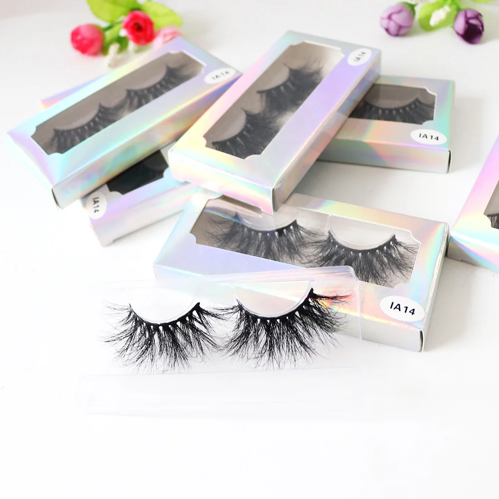 

High Quality lash set customized logo hand made blonde eyelashes 100 siberian mink lashes