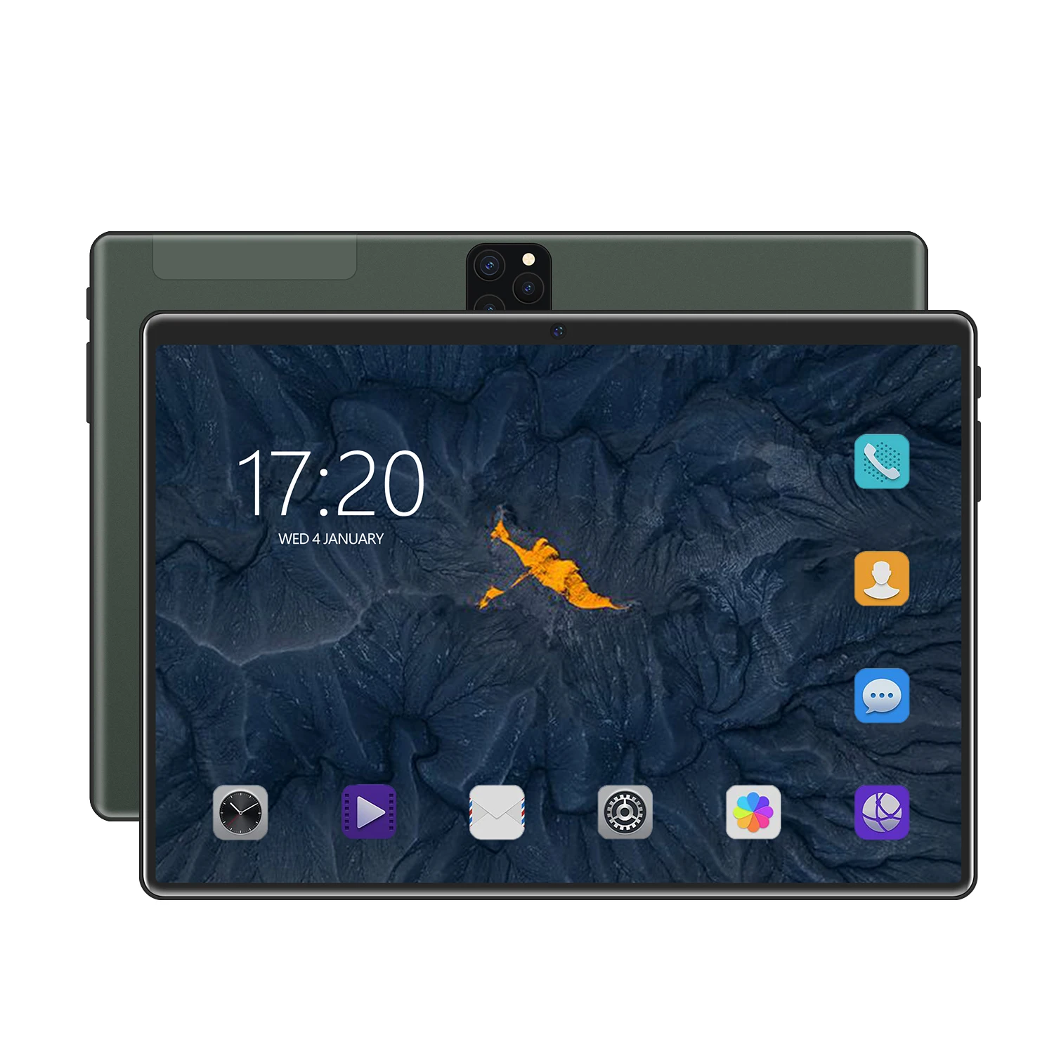 

Tablet 10.1 inch Quad Core 6GB+128GB Tablet PC Support OEM Customized Brand Android Tablet, Black,grayness,green