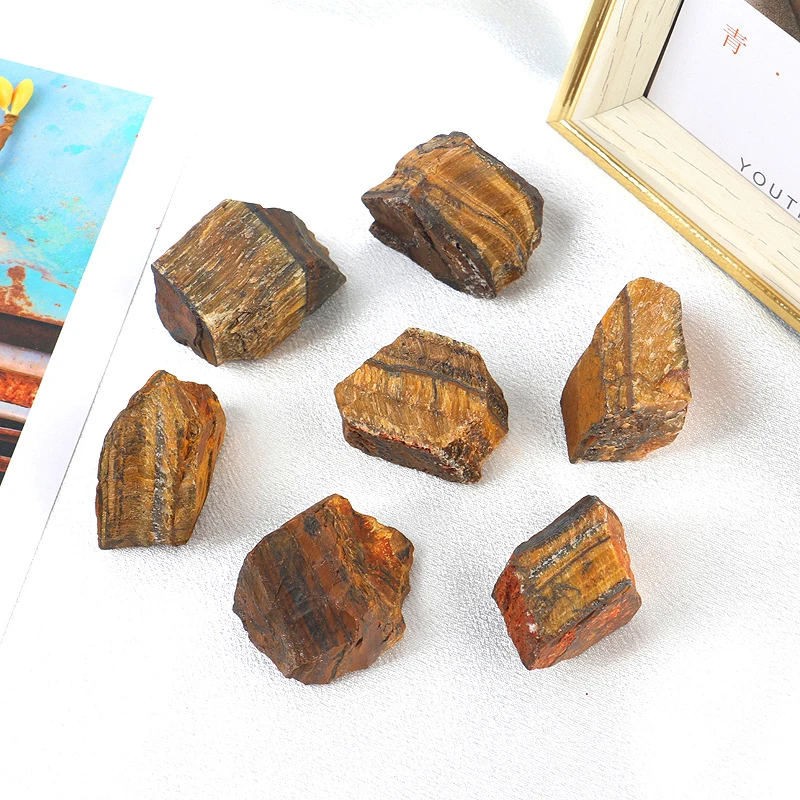 

Factory supplied natural crystal raw rough stone tiger eye rough stone