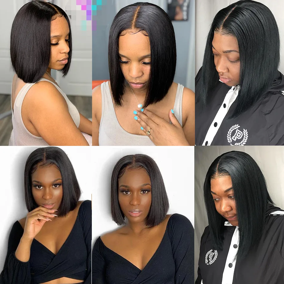 
Yeswigs Wholesale Transparent HD Full Lace Bob Human Hair Lace Frontal Wigs For Black Women Brazilian Virgin Hair Lace Front Wig 